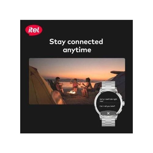 product_image_name-Itel-Horizon ISW-N8 1.43" AMOLED screen metallic smart watch with FREE BudsAir 3 earbuds-2