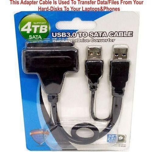 product_image_name-Generic-SATA CABLE USB 3.0 TO SATA CABLE HARD DISK CABLE SUPPORT 4TB SATA-2