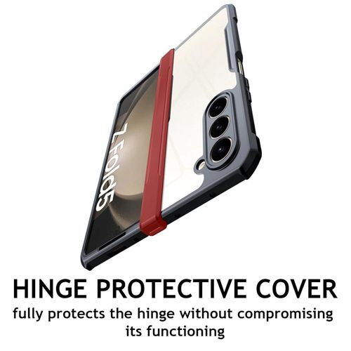product_image_name-Generic-XUNDD Military-Grade Shockproof Clear Case for Samsung Z Fold 5 – Slim Fit, Anti-Drop Protection, Transparent Design-6
