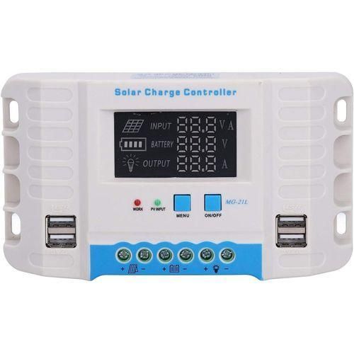 product_image_name-Solarmax-60A Solar Charge Controller,Intelligent USB Port Display 12V/24V Auto Charge Regulator-1