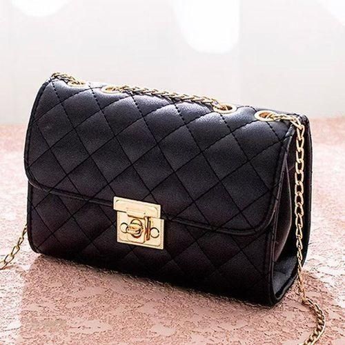 Fashion Women Crossbody Bag Leather Shoulder Bag For Ladies Chain Handbags Black Best Price Online Jumia Kenya