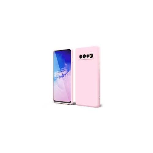 product_image_name-Silicon-phone case samsung S10 pink-1