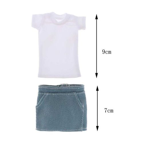 Generic 1/6 Scale Female Clothing White T-Shirt & Shorts Suit For 12 @ Best  Price Online