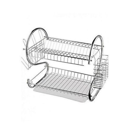 product_image_name-Generic-2 Tier Dish Rack, Double Layer Dish Rack-1