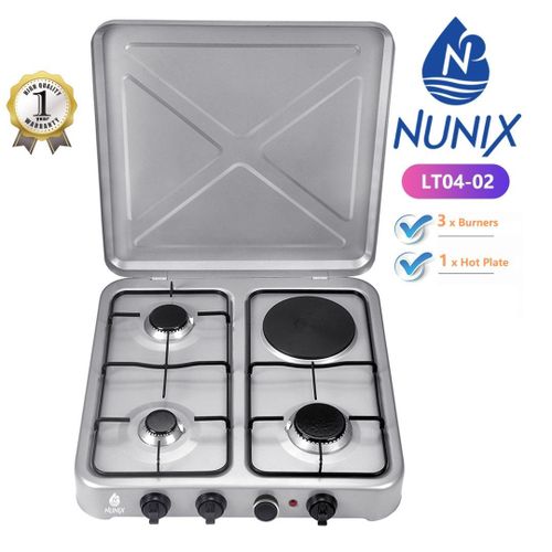product_image_name-Nunix-3+1 Gas Cooker Table Top-1