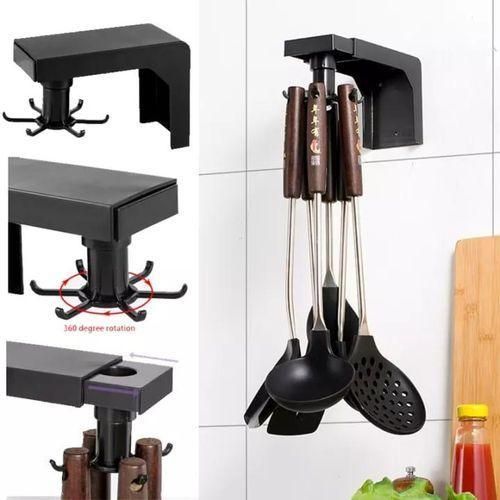 product_image_name-Generic-Multifunctional shelf 6 rotating hooks organizer-1