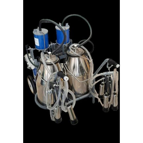 product_image_name-Generic-Milking Machine Dual Canister with Vacuum Pump System-1