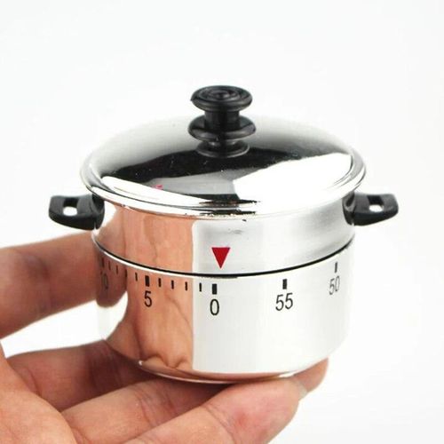 60 Minutes Kitchen Timer Kettle Shape Gadgets Mechanical Timer