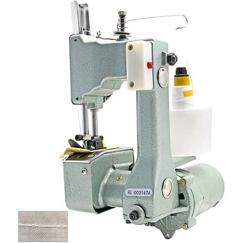 MANUAL BAG STITCHER | Handheld Bag Sewing Machine with Built-in Cutter  Knives - YouTube