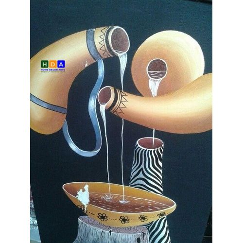 product_image_name-Canvas Print-African Calabash Canva Printed Art -1