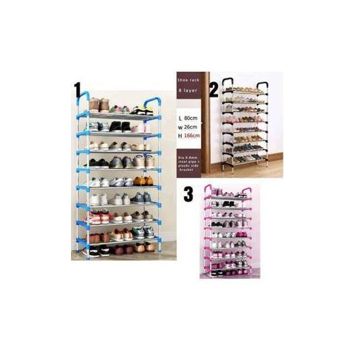 product_image_name-Generic-8 tier Adjustable shoe rack color-1