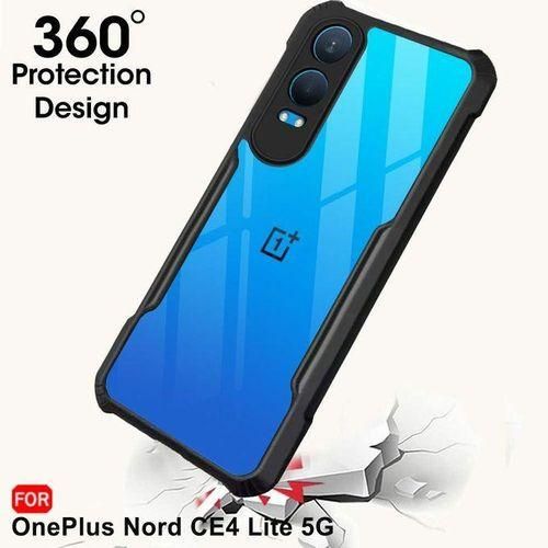 product_image_name-Generic-Xundd Shockproof Bumper Shell Back Transparent Acrylic + TPU Buffer Case Cover for Oneplus Nord CE4 Lite-2