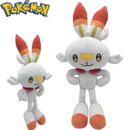 Kawaii Scorbunny Plush Doll Pokemon Stuffed Toy Rabbit Elf Anime Image Toys  Decoration Gift For Kids Children - AliExpress