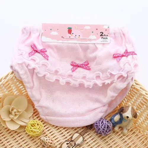 Fashion 4pcs Girls' Cotton Underwear Cute Baby Protective Panties