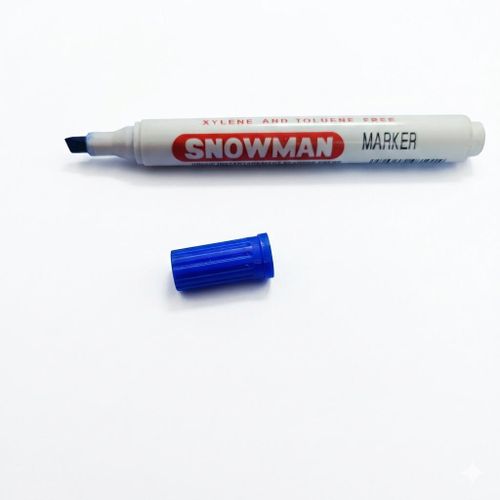 product_image_name-Snow Man-Permanent Marker 12pcs Assorted-blue,back &red-2