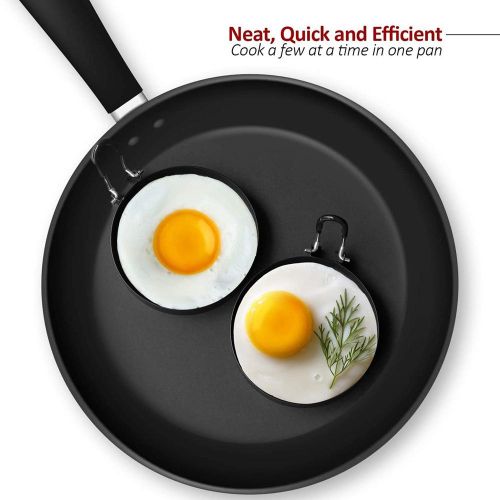 Silicone Egg Ring- Nonstick Multi Use Mold for English Muffin Breakfast  Sandwich, Pancake, 1 unit - Foods Co.