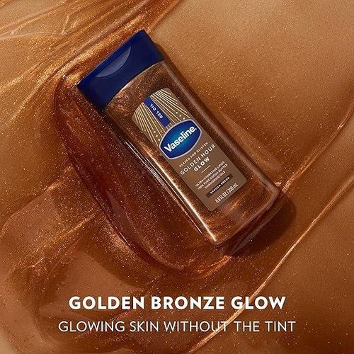 product_image_name-Vaseline-Glazed and Glisten Golden Hour Body Gel Oil Glow Vanilla Cocoa Shimmering with Ultra-Hydrating Lipids and 100% Pure Cocoa Butter-3