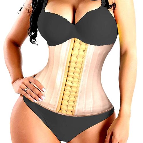 Fashion Faja Colombiana Latex HourglFirm Waist Trainer 25 Steel Bone Long  Torso Underbust Corset Cincher Sports Girdle S @ Best Price Online