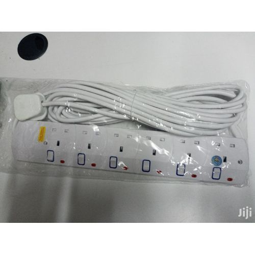 product_image_name-Generic-6-Way Socket Power Extension With 10m Cable Long-2