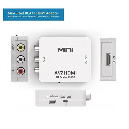 How to Convert your AV/RCA to HDMI with a Mini AV2HDMI 