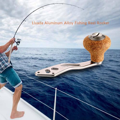 Generic Lixada Aluminum Alloy Fishing Reel Single Fishing Reel Handle  Replacement Parts with Wooden Handle Knob for Baitcasting Spinning Fishing  Reels @ Best Price Online