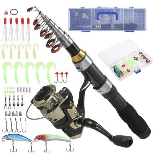 Generic Fishing Rod And Reel Combos Telescopic Fishing Pole @ Best Price  Online