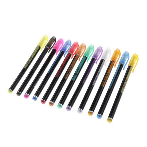 Generic Colored Pens - Gel Pens - Adult Coloring Pens - Glitter