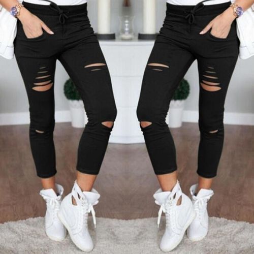 Ladies Stretch Trousers Pants For Women Casual Pencil Pants