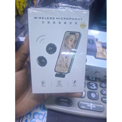 product_image_name-TX-Type C Wireless Microphone Button Magnetic Microphone With Large Capacity Long Endurance Professional Wireless Microphone(Type  C phones)-5