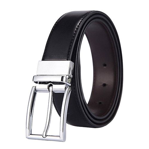 Fashion Double-sided Men Pure Leather Belt - Black & Brown @ Best Price ...