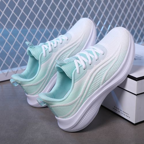 Flangesio Fashion Flying Weave Sneakers Women s Casual Shoes Sweet