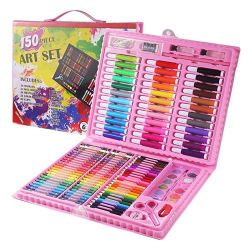 Generic 150 Pieces CBC Kids Drawing Set & Colourig Art Set @ Best