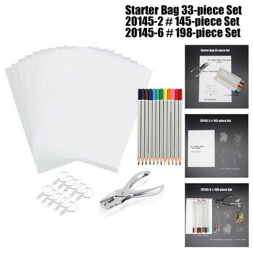 33Pcs DIY Heat Shrink Paper Film Sheets DIY for Home Crafts