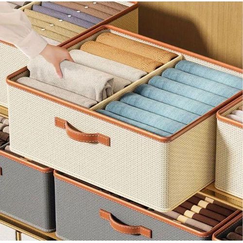 product_image_name-Generic-Versatile Foldable Double Compartment Closet Organizer-2