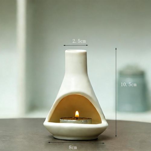 product_image_name-Generic-Ceramic Mini Chiminea Incense Burner – Zen Home Decor with Ash Catcher-2