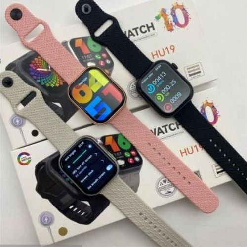 product_image_name-Smartwatch-Watch Hu19 Full Touch Screen Smart Watch With 3 Straps-1