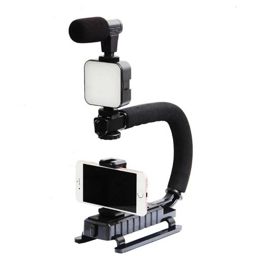 product_image_name-Generic-Professional u-shape handheld bracket stabilizer kits video making kit smartphone video kit for live vlogging -1
