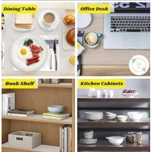 product_image_name-Generic-Clear Non-Slip Waterproof Oil proof Durable Shelf Liners for Kitchen Cabinets-3