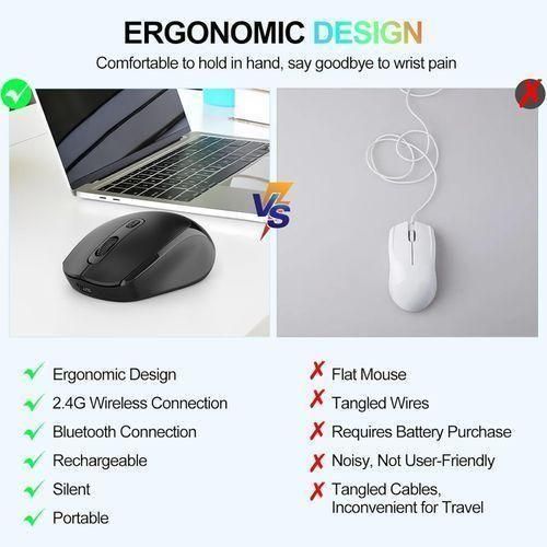 product_image_name-RichRipple-2.4G Wireless Dual-mode Bluetooth Mouse Wireless Rechargeable Mouse-4