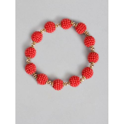 product_image_name-Slaks World Fashion-Pink-Rose Beads Bracelet - Red / Pink-2
