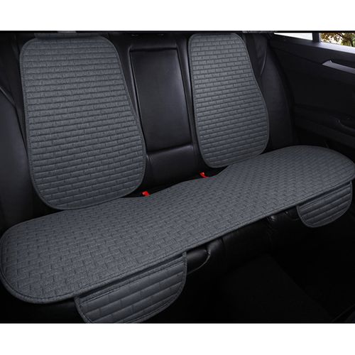 Linen Car Seat Cover Cushion Suitable for 99% of The Auto Four Seasons  Universal Comfortable and Breathable Car Accessories Back Seat Cushion/  Front Seat Cushion/ Backrest