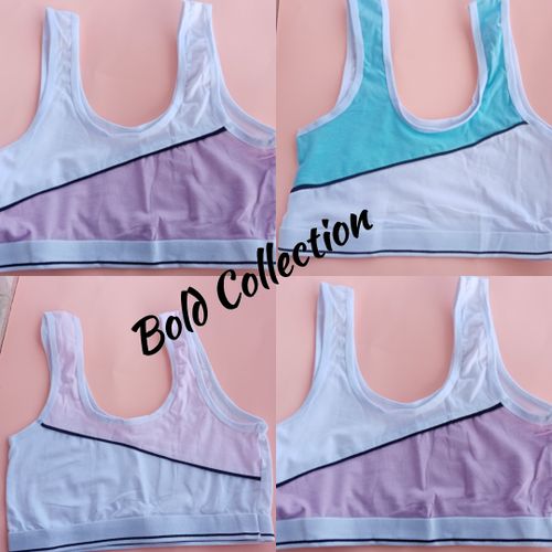 Fashion 2PCs Pure Cotton Teenage Adolescent Girls Bra Top Bralletes @ Best  Price Online