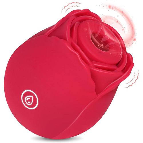 Generic Rose Tongue Licking Vibrator Sex Toy Clitoral