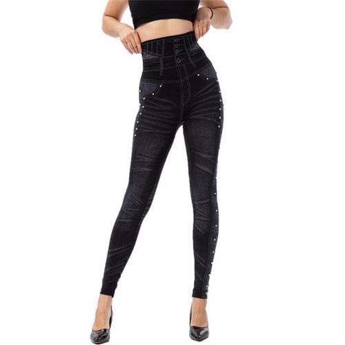 Black Mesh Leggings Women Fitness Leggings High Waist Pant Push Up