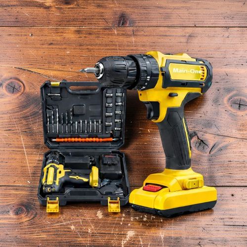 product_image_name-Main-one-Flexible High Performance Professional Cordless Drill With Drilling And Impact Functions-1