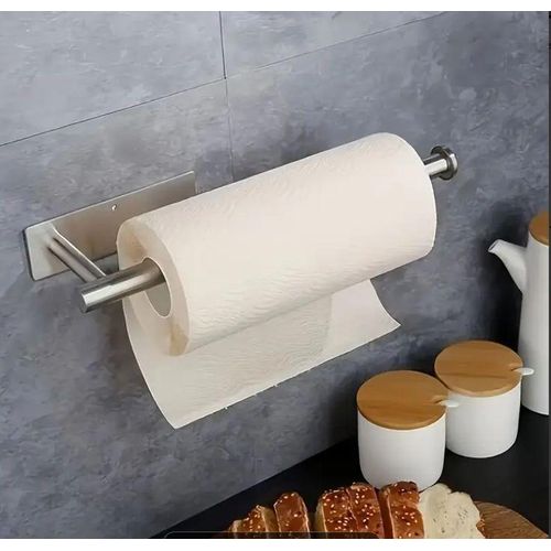 product_image_name-Un Branded-Stainless wall mounted Paper towel holder-2