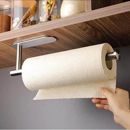 product_image_name-Un Branded-Stainless wall mounted Paper towel holder-4