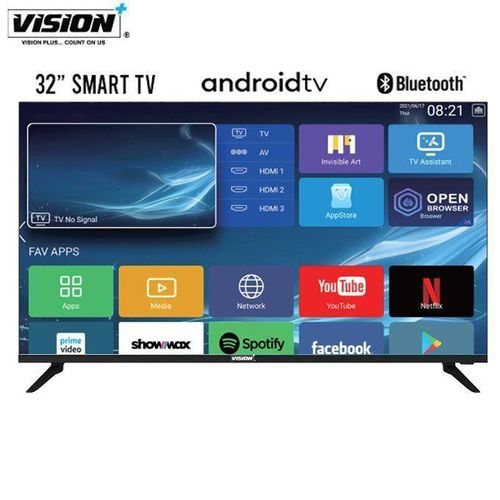 product_image_name-Vision Plus-32" Inch,BLUETOOTH-ENABLED, Frameless Smart Android TV,NETFLIX/YOUTUBE-1