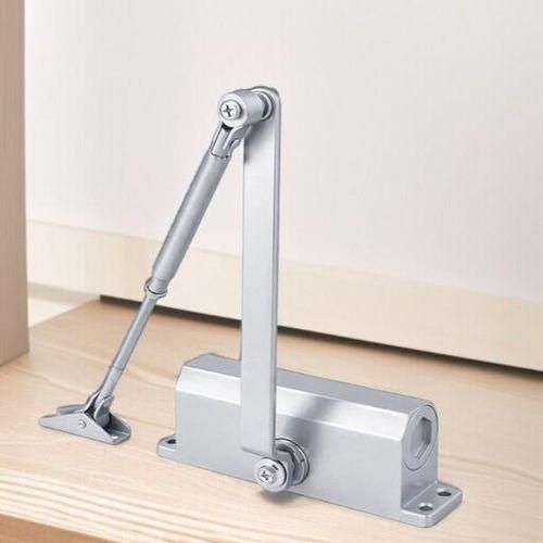 product_image_name-Generic-Automatic Door Closer Fireproof Aluminum Hydraulic Single Way Opening Easy Mounted-1