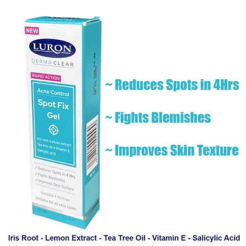 Luron Spot Fix Gel - Acne Control - Derma Clear - Rapid Action @ Best Price  Online